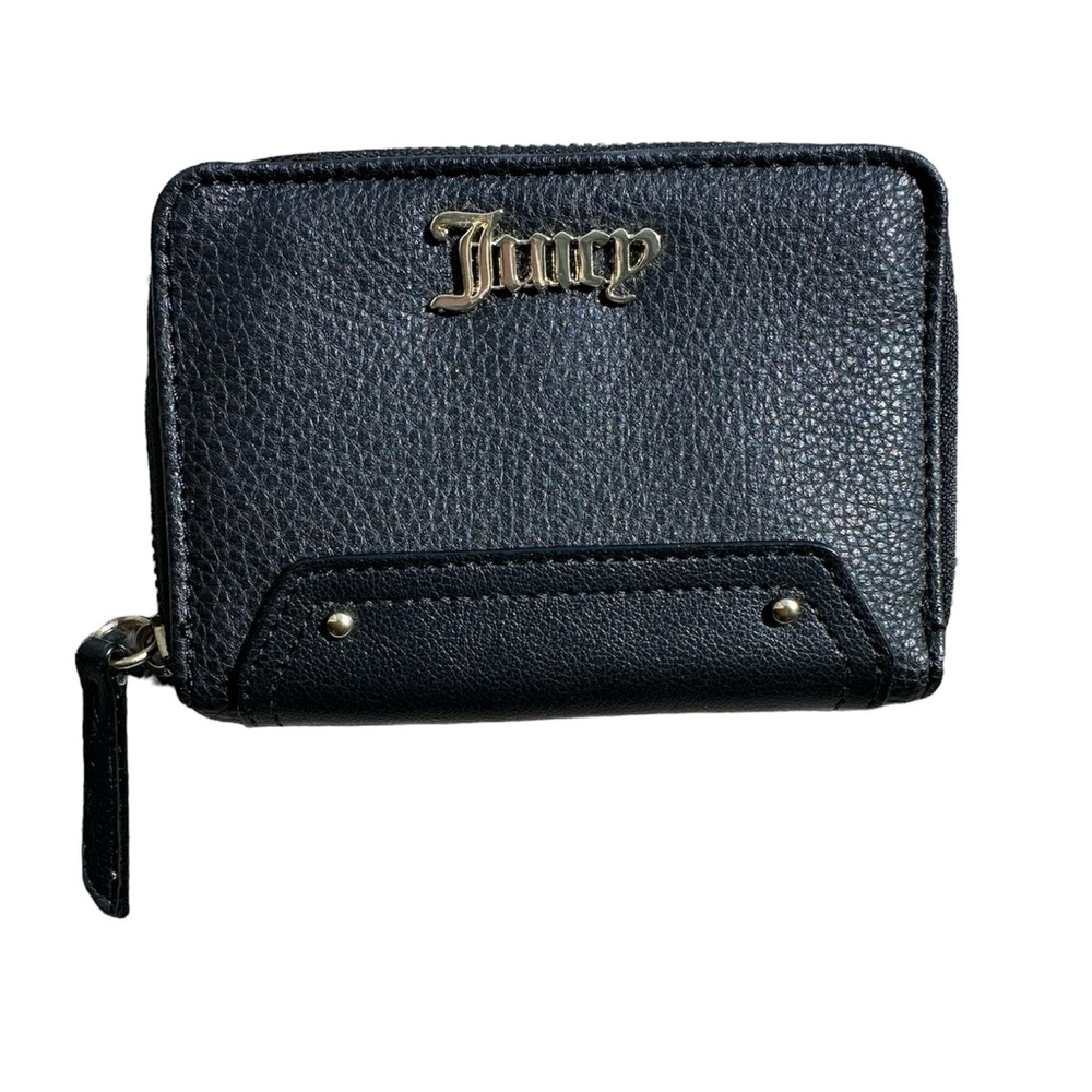 Juicy Couture Black Pebble Leather Wallet